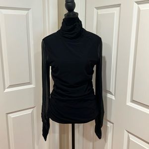 SPANNER, women’s, black, size medium, pullover turtleneck. Interior liner.